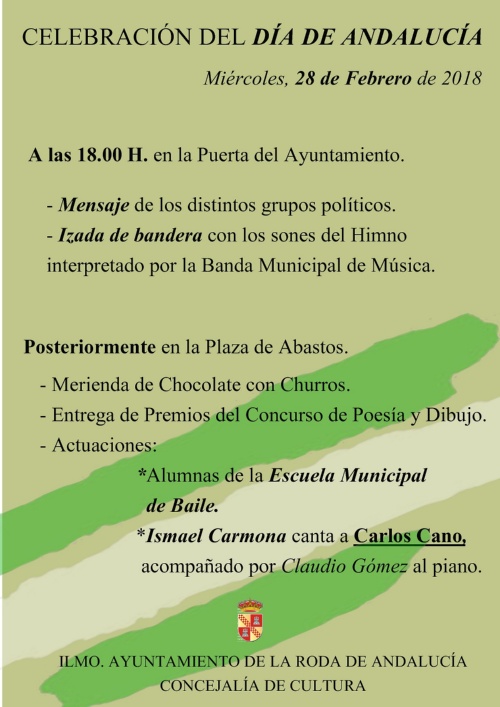 1. Celebración Día Andalucía 2018