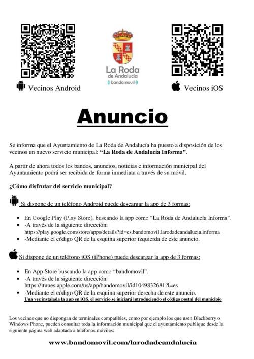 App La Roda de Andalucía Informa