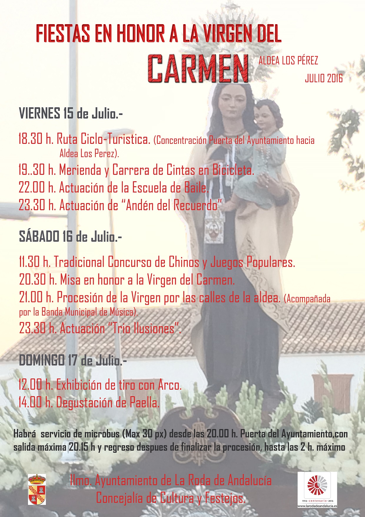 Fiestas en Honor a la Virgen del Carmen