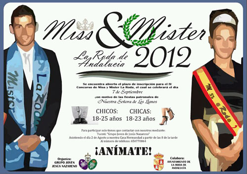 MISS Y MISTER LA RODA 2012
