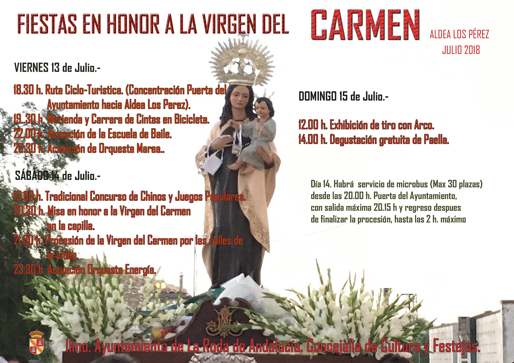 Fiestas en Honor a la Virgen del Carmen