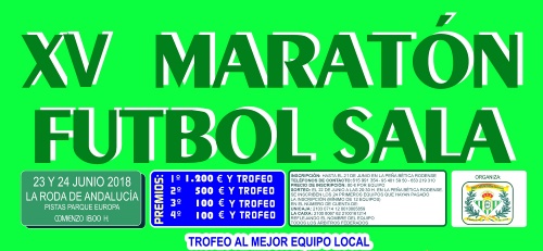1. XV MARATON FUTBOL SALA 2018