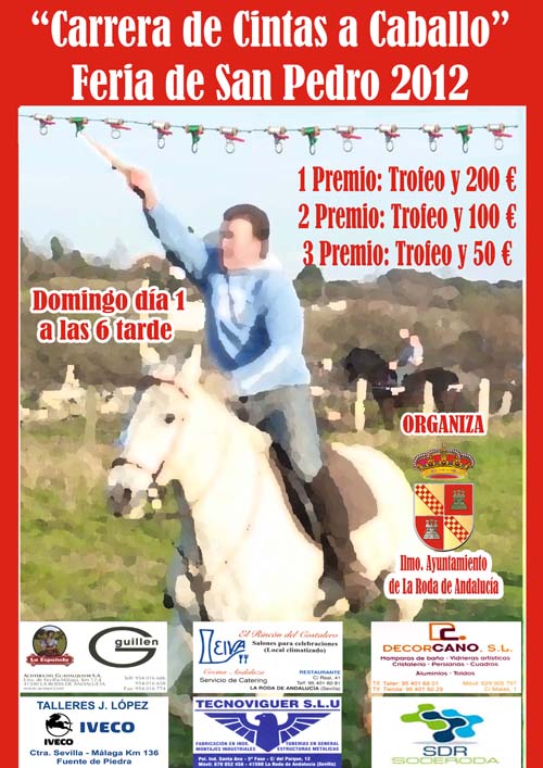 CARTEL CARRERA DE CINTAS WEB