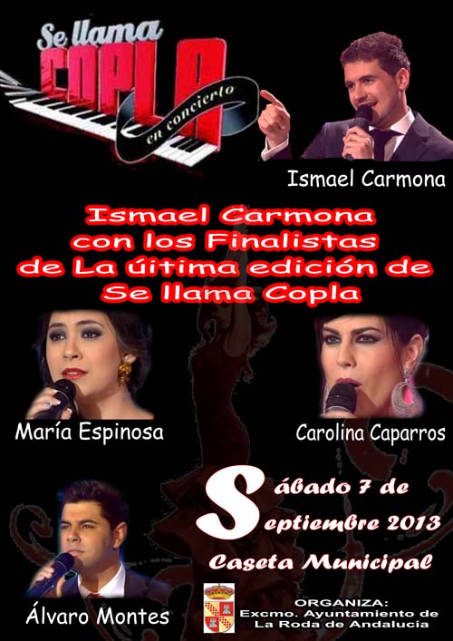 CARTEL FESTIVAL SE LLAMA COPLA LA RODA pequeño