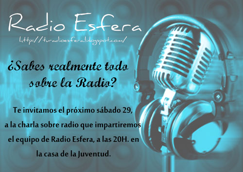 CHARLA RADIO ESFERA