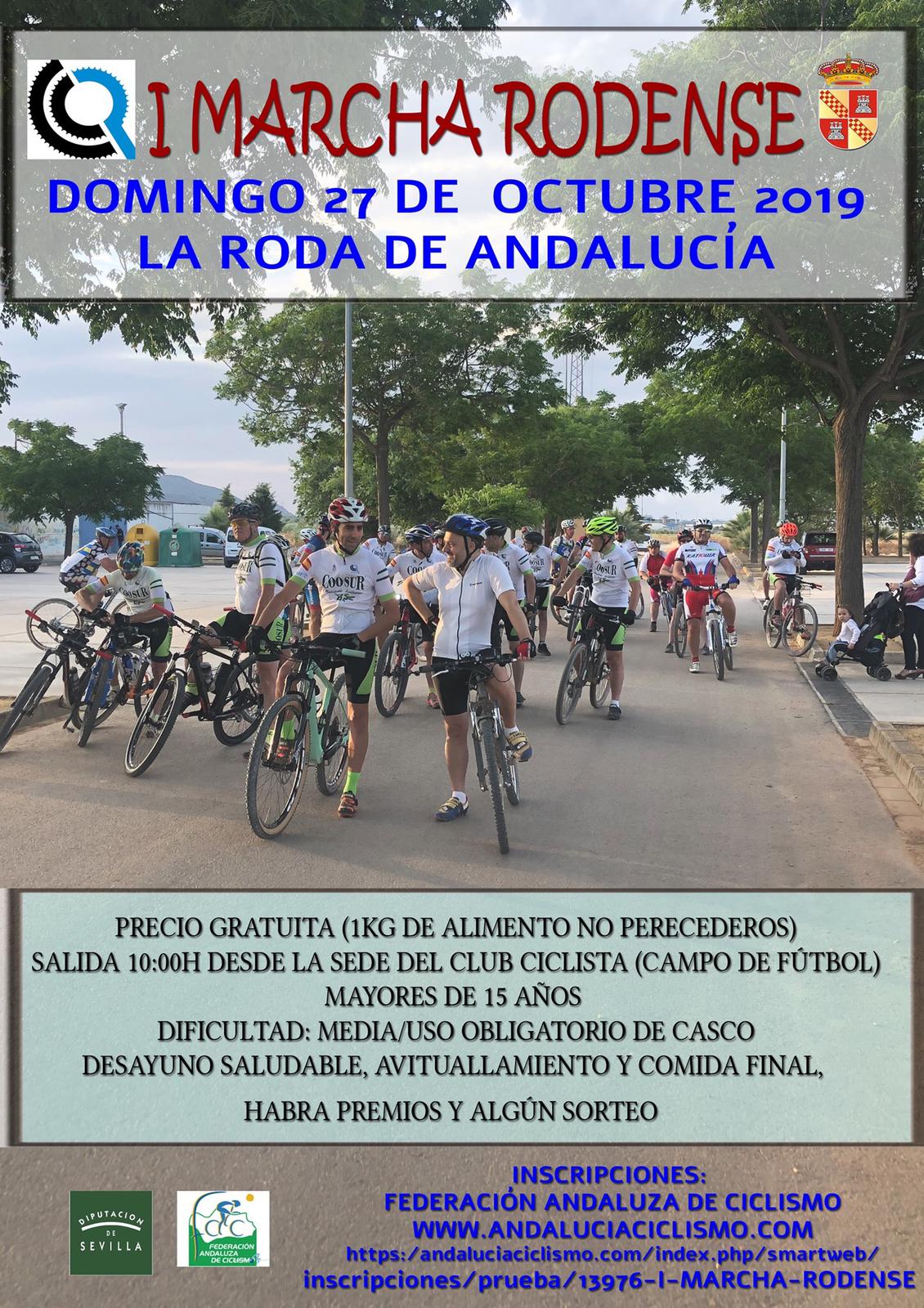 Cartel I Marcha Cicloturistica 2019 Rodense