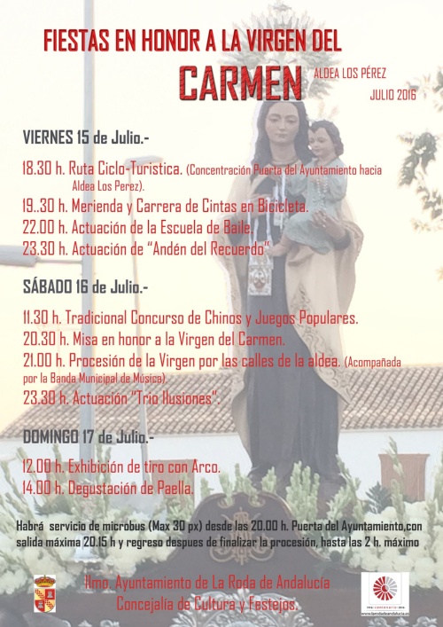 Fiestas en honor a la Virgen del Carmen-2016
