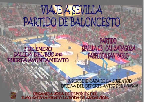 Partido de baloncesto con el CAI Zaragoza