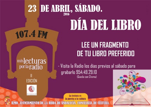 Programa de radio para el Día del Libro 2016