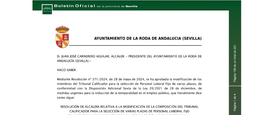 modificacion tribunal juv cul rad